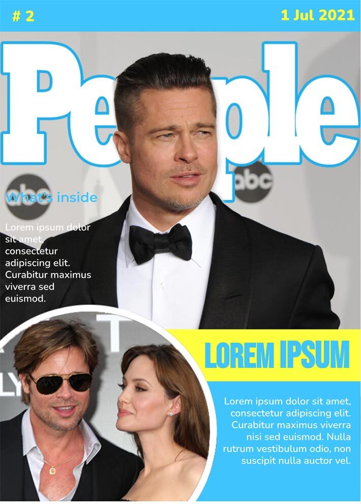 People Magazine Design Template for Google Docs