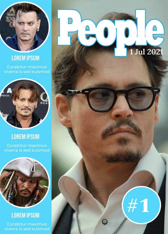 People Magazine Template