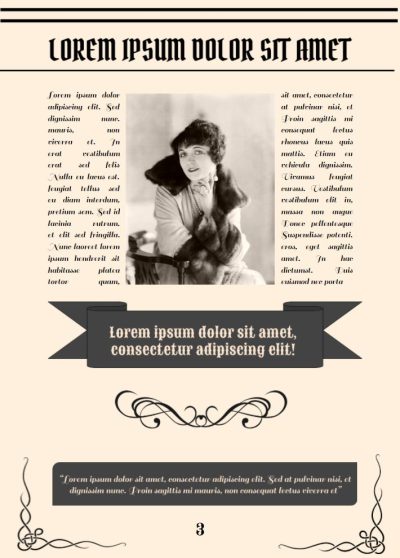 Free Vintage Newspaper Template For Google Docs
