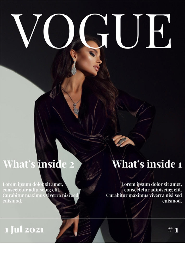 Vogue Magazine Template for Google Docs