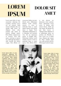 Free Vogue Magazine Template For Google Docs