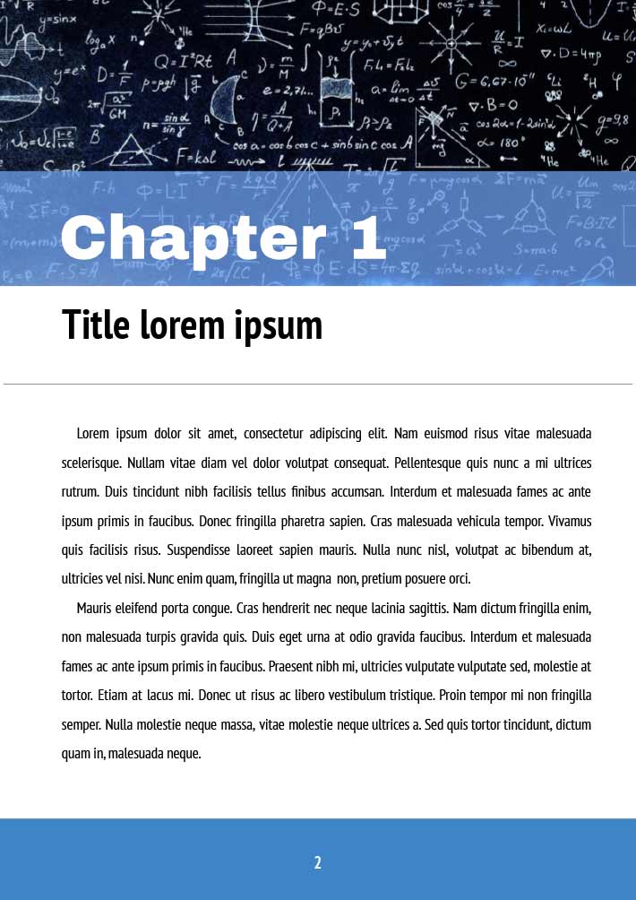 Non Fiction Book Page 2 Template for Google Docs
