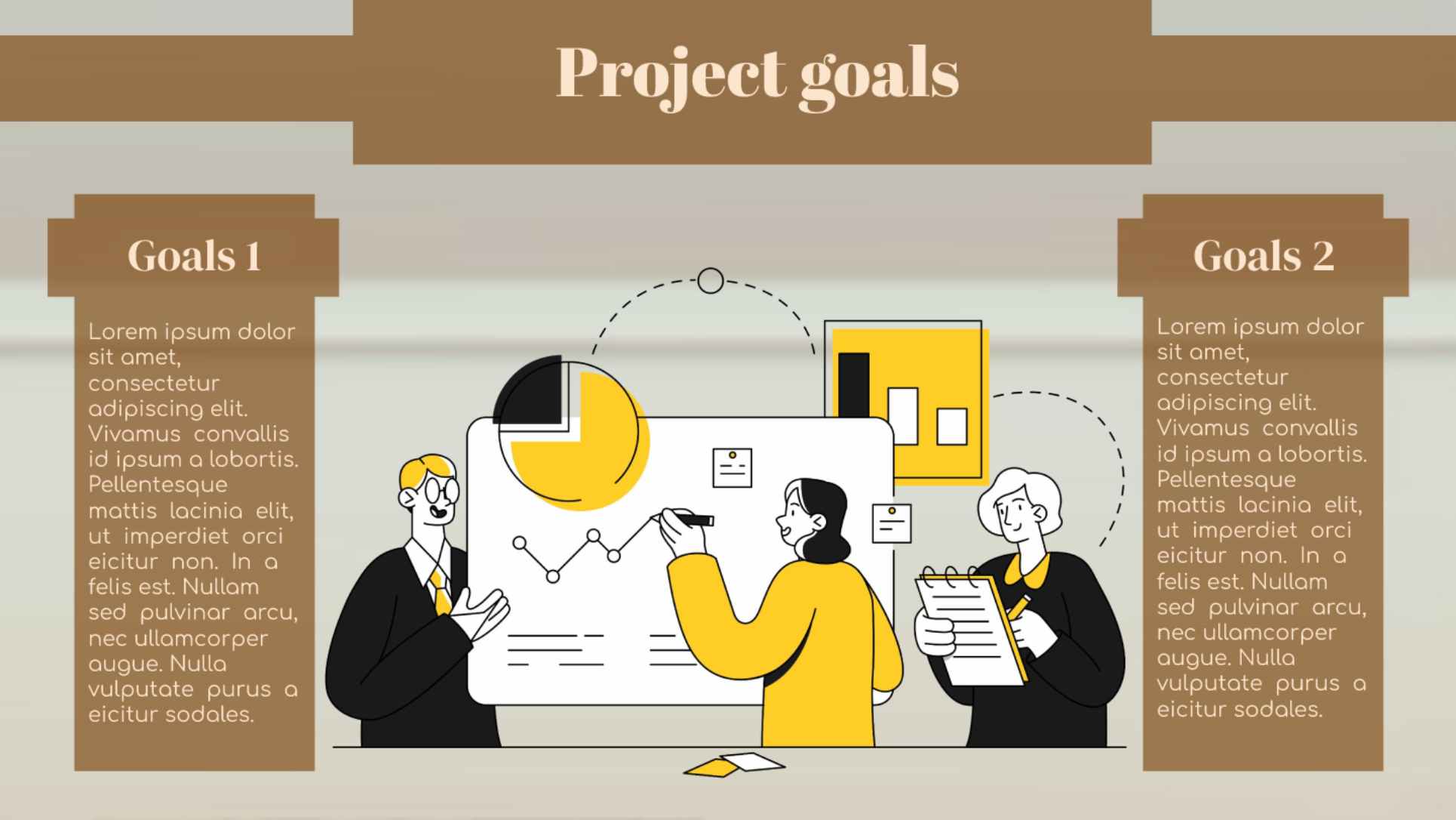 Project Management Goals Template for Google Slides