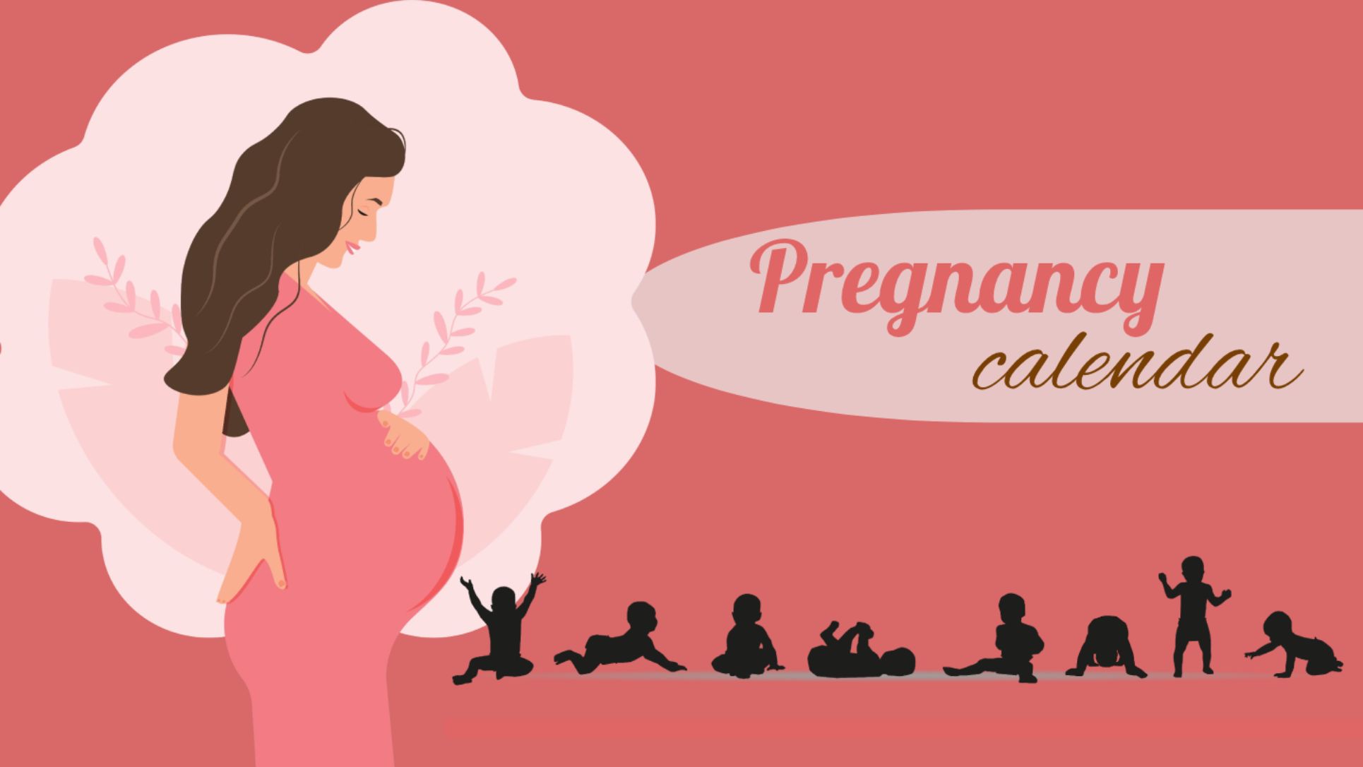 Pregnancy Calendar Template for Google Slides