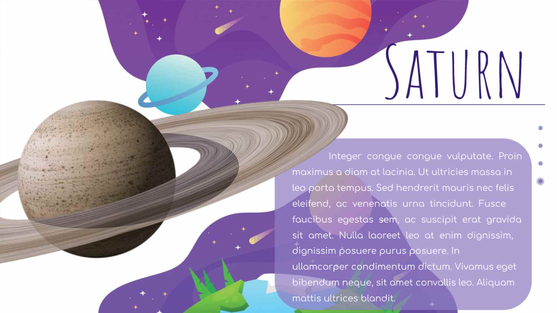 Space Science Page 5 Template for Google Slides