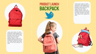 Product Launch Backpack Template