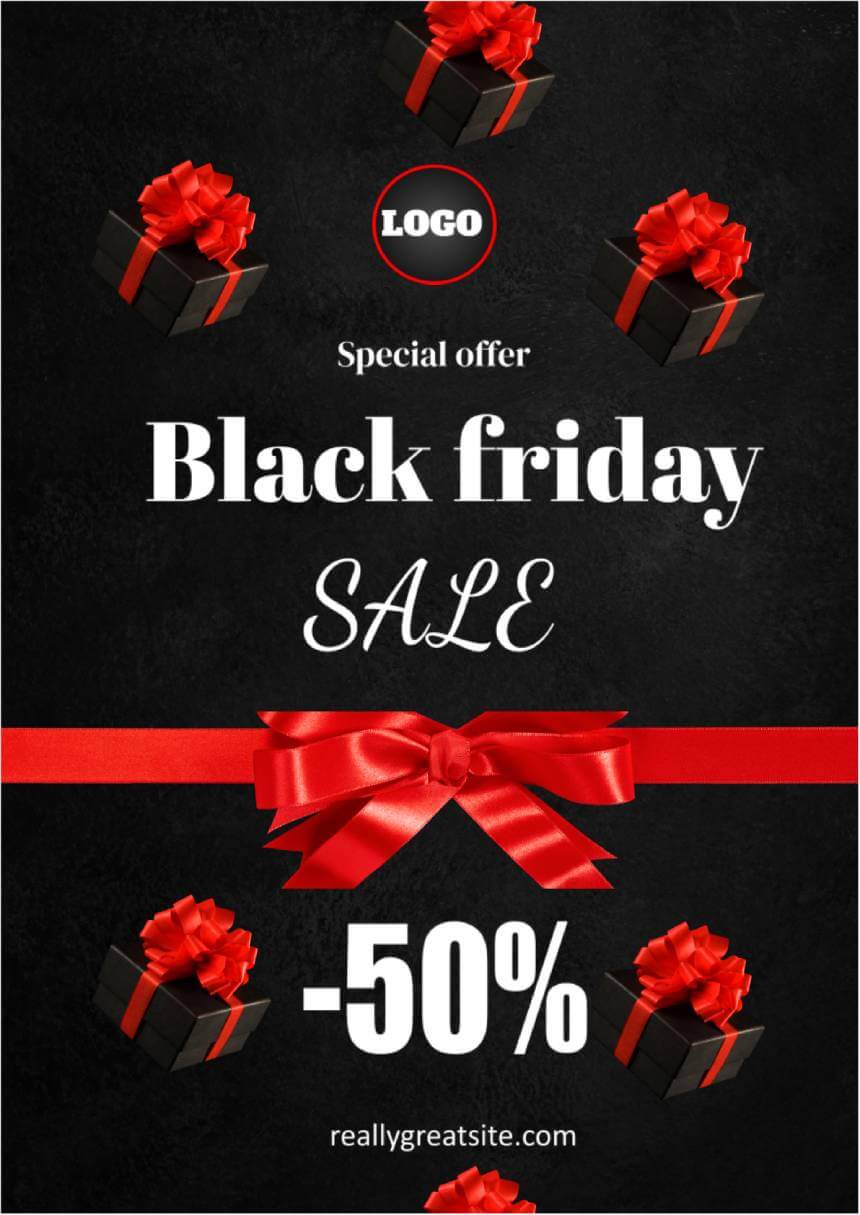 Black Friday Flyer Template for Google Docs