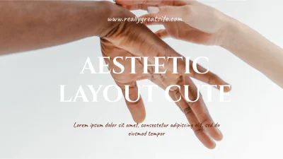 Aesthetic Layout Cute Template