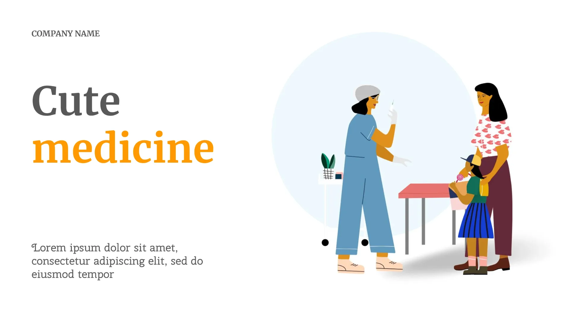 Cute Medical Template for Google Slides
