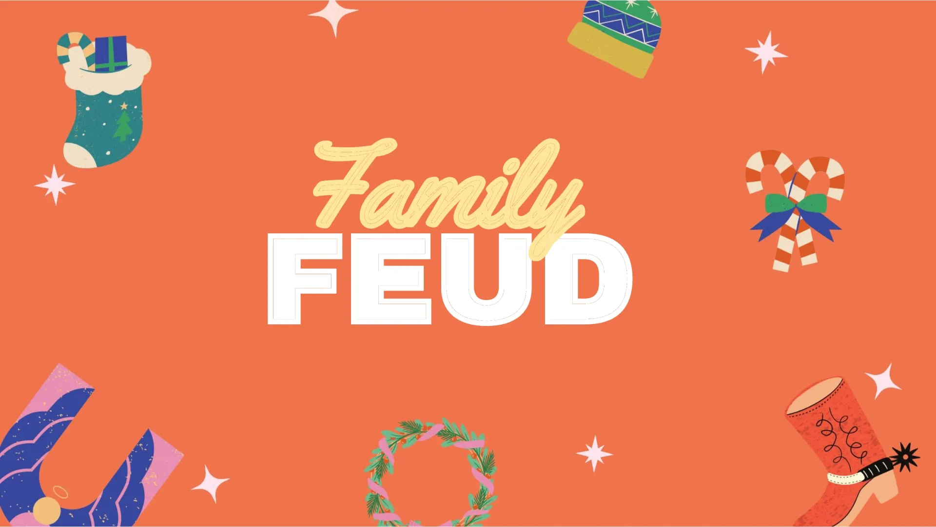 Family Feud Template Google Slides