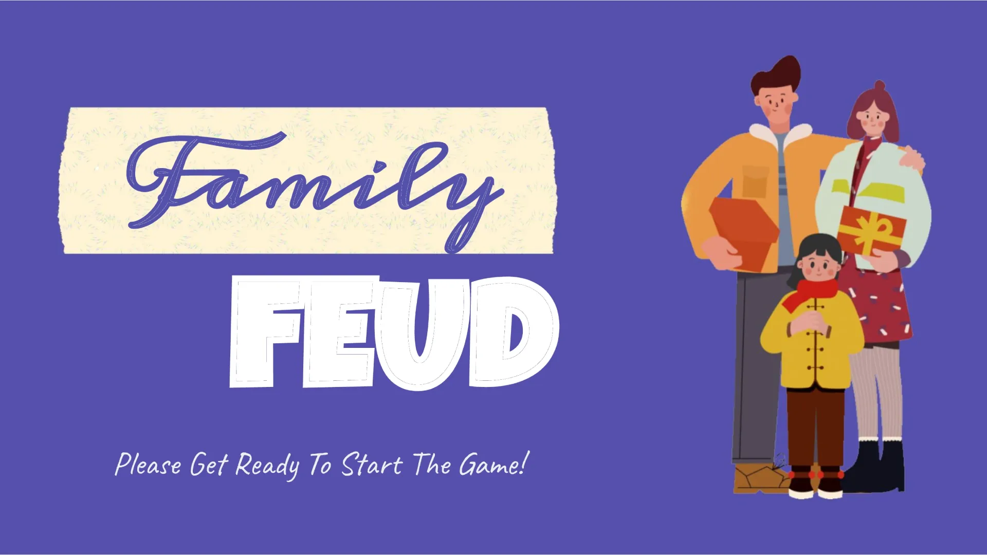 Family Feud Game Template for Google Slides