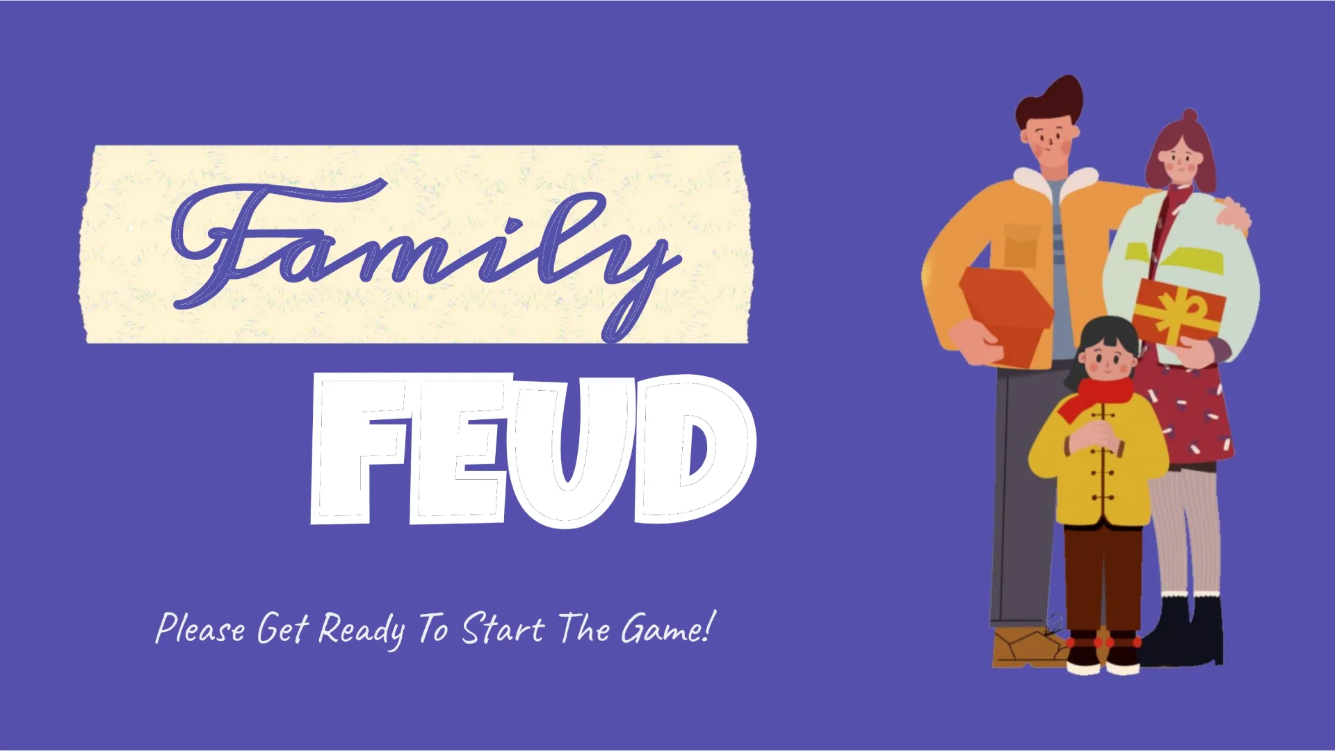 Free Christmas Family Feud PPT Template and Google Slides