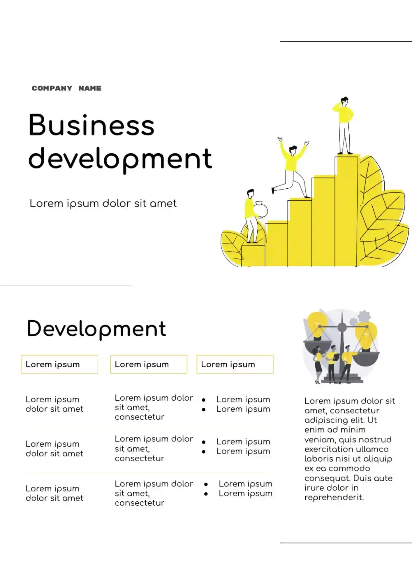Business development Template