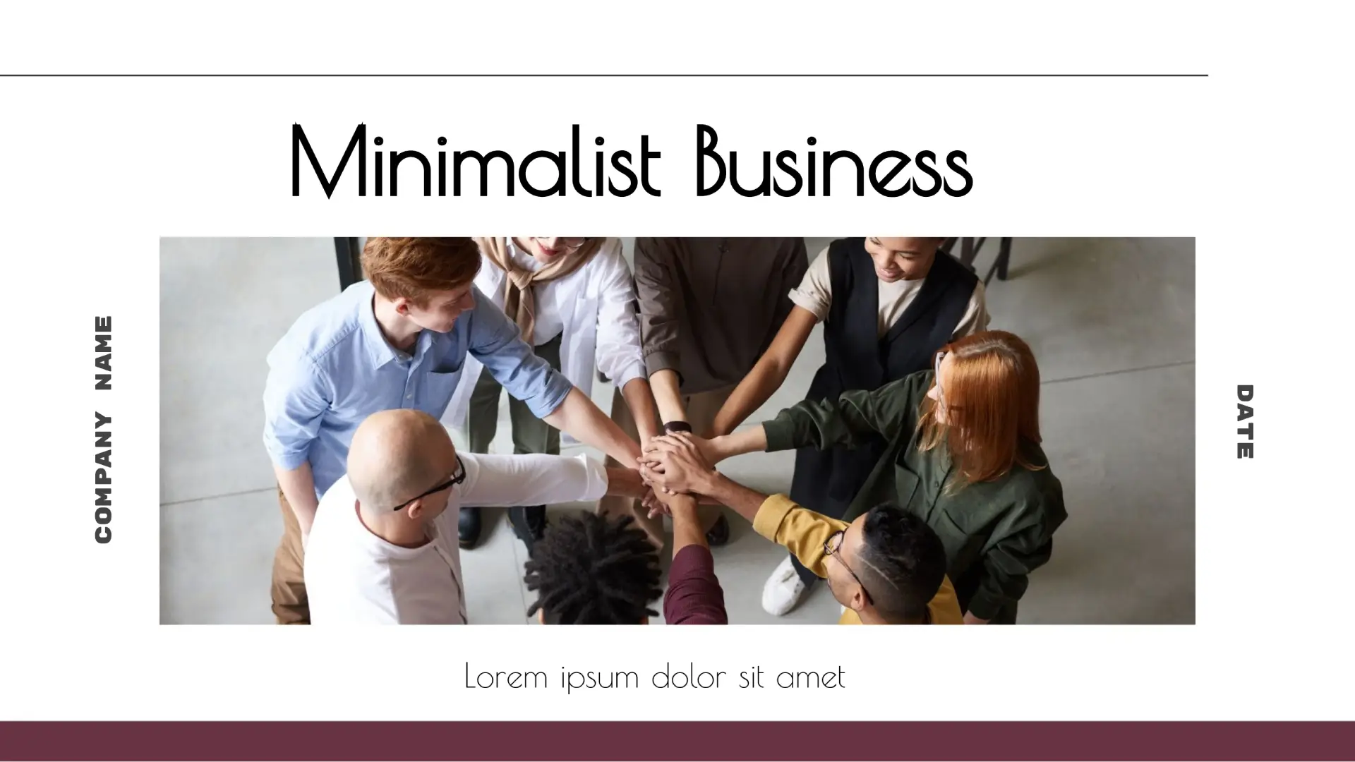 Minimalist Business Template for Google Slides