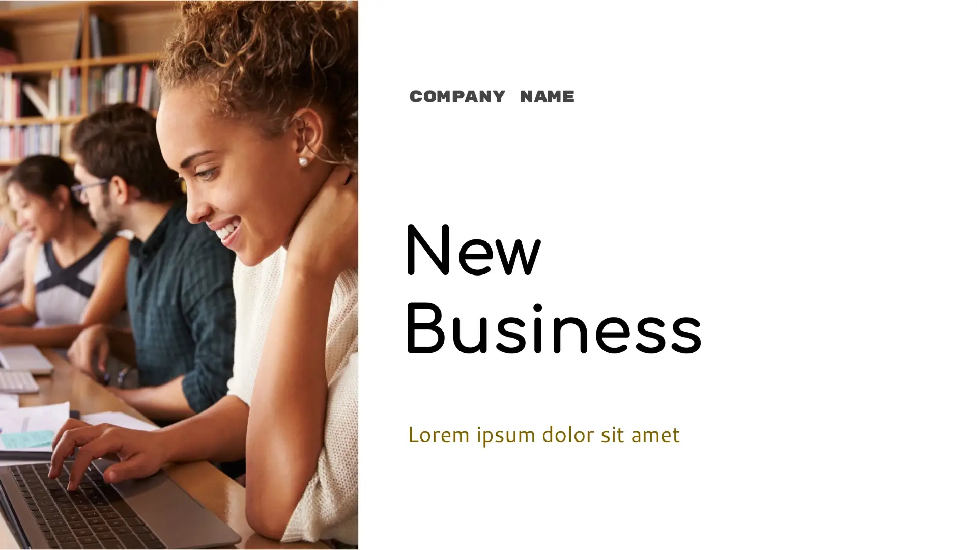 New Business Template for Google Slides