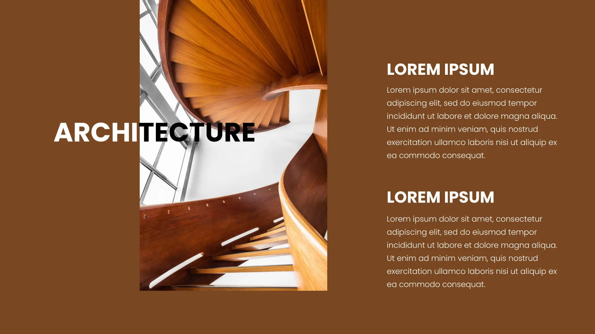 Architecture portfolio page 4 Template for Google Slides
