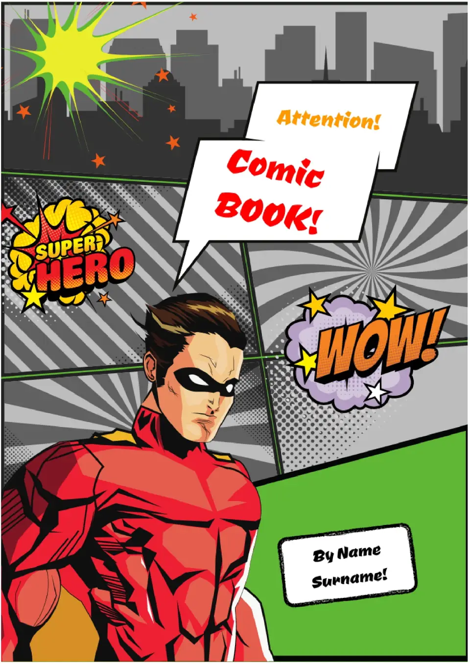 Comic Book Template for Google Docs