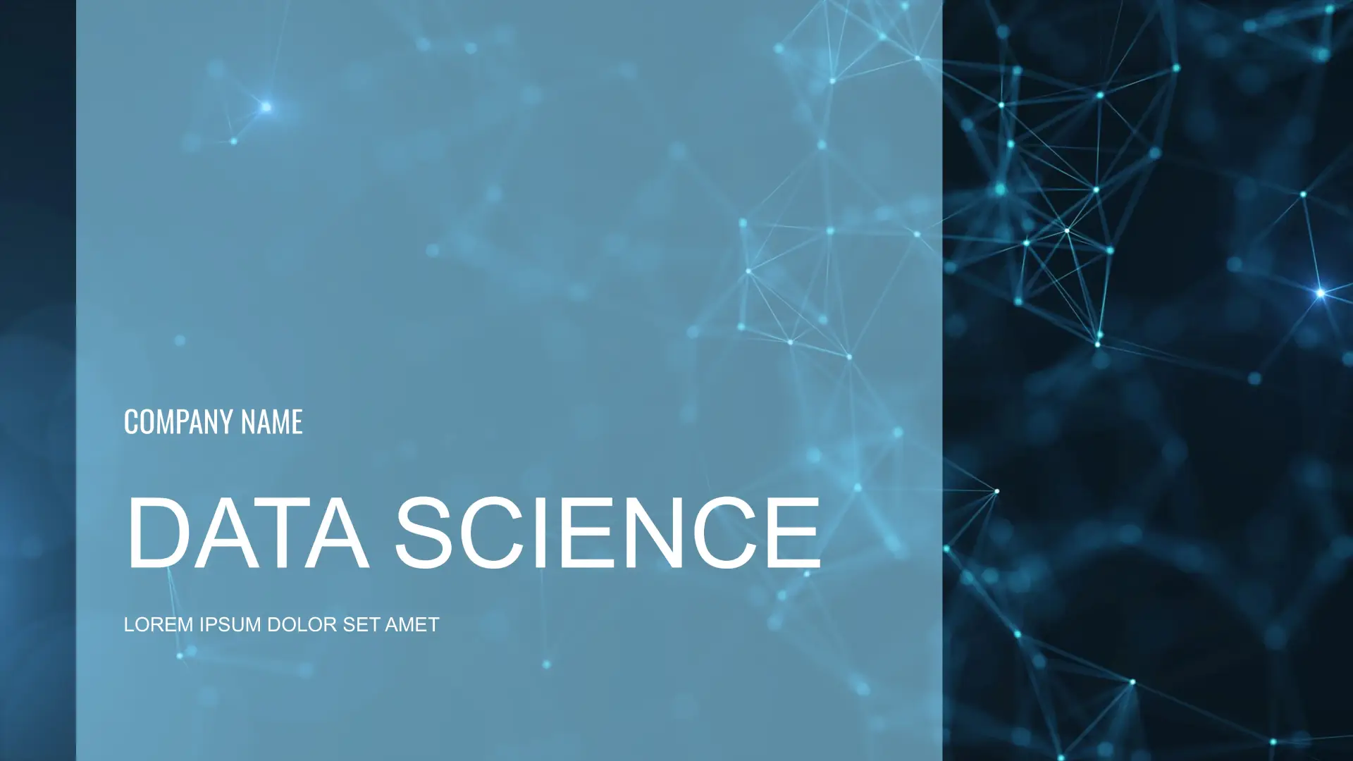 Data Science Template for Google Slides