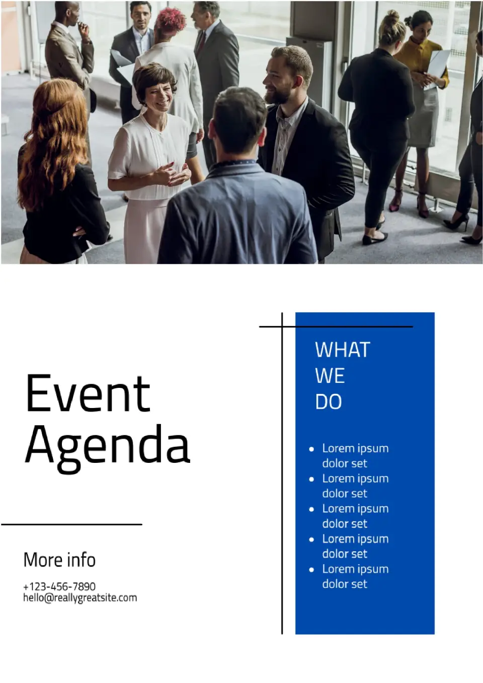 Event Agenda Template for Google Docs