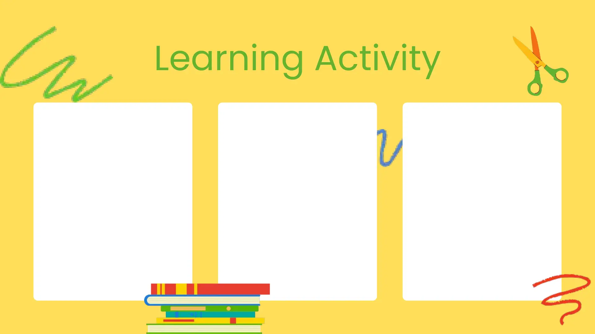 Leson Plan Learning Activity Template for Google Slides
