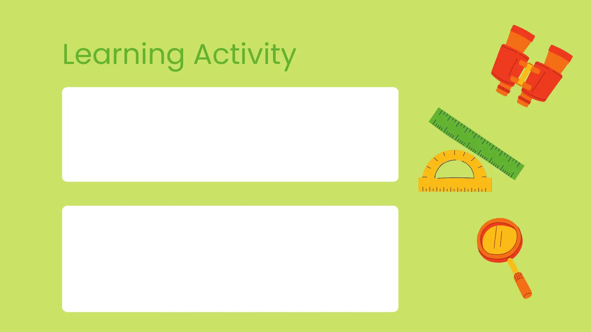 Leson Plan Activity Template for Google Slides