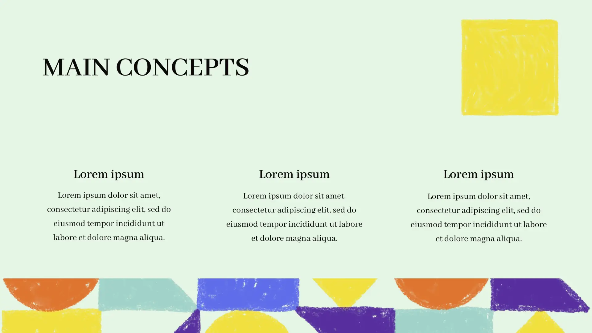Lesson Planner Concepts Template for Google Slides
