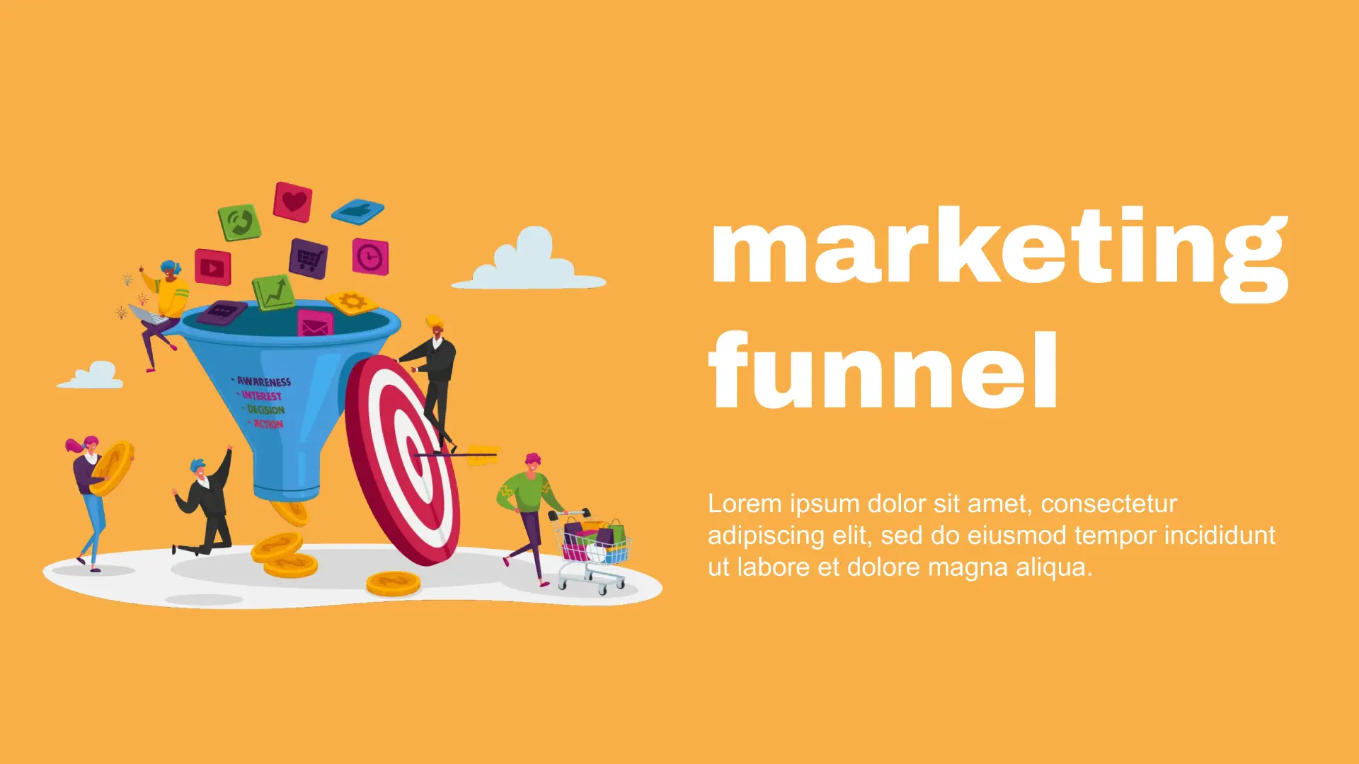 Marketing Funnel Template for Google Slides