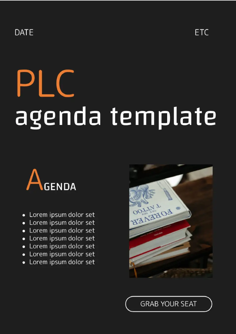 PLC Agenda Template for Google Docs