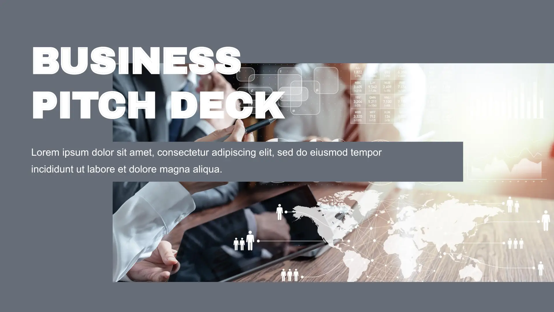 Business Pitch Deck Template for Google Slides