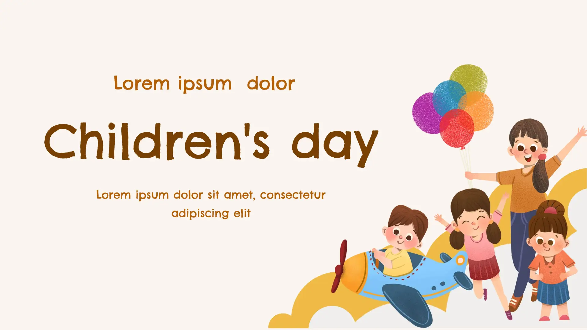 Children's day Template for Google Slides
