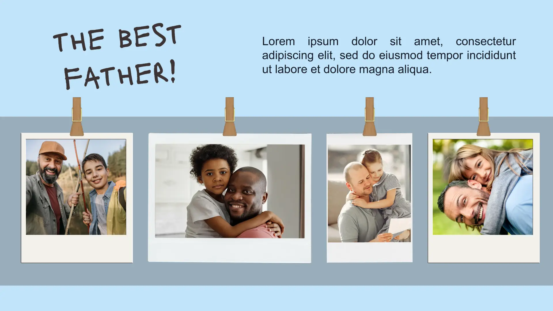 Father's Day page 2 Template for Google Slides