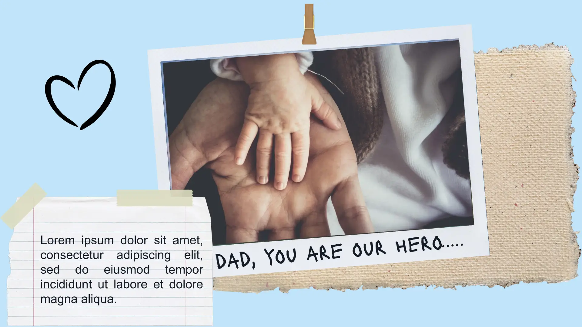 Father's Day page 3 Template for Google Slides
