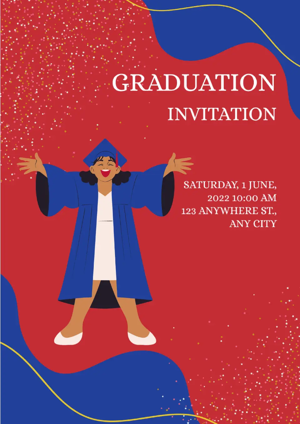 Graduation Invitation Template for Google Docs