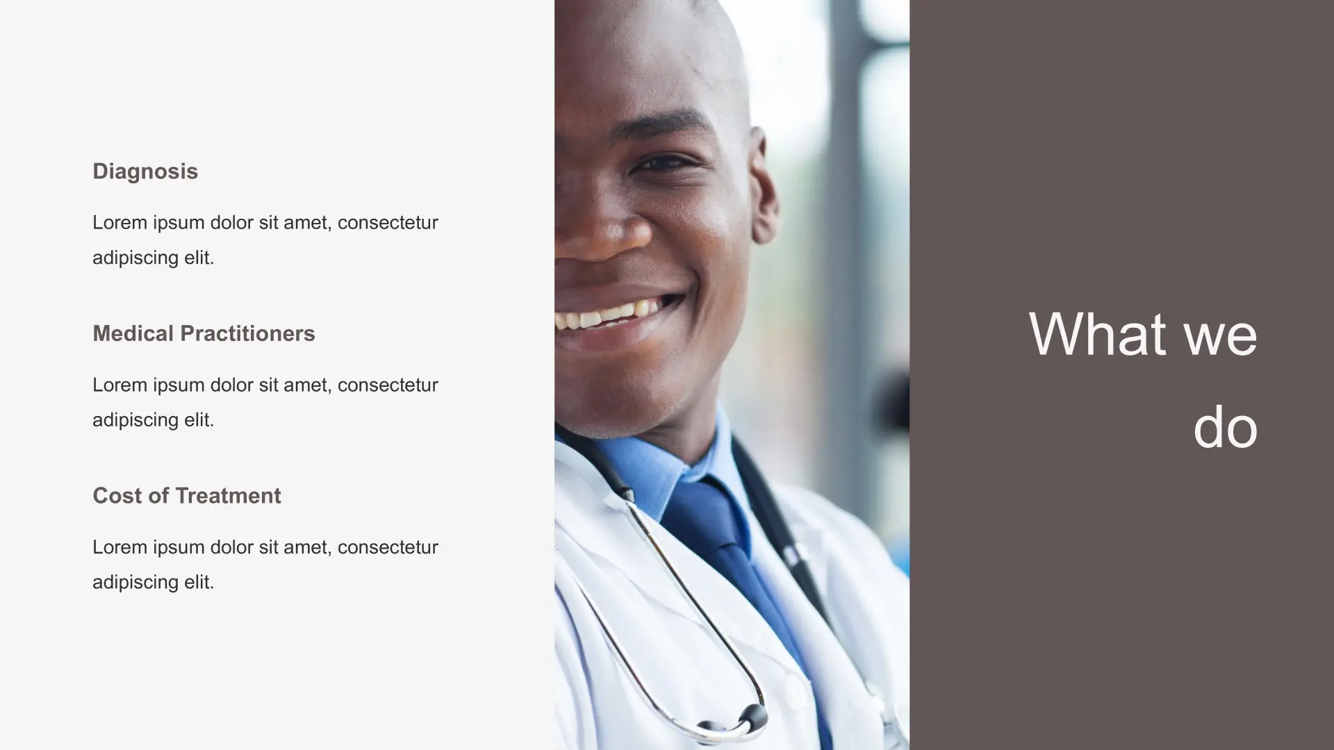 Healthcare Centerpage 4 Template for Google Slides