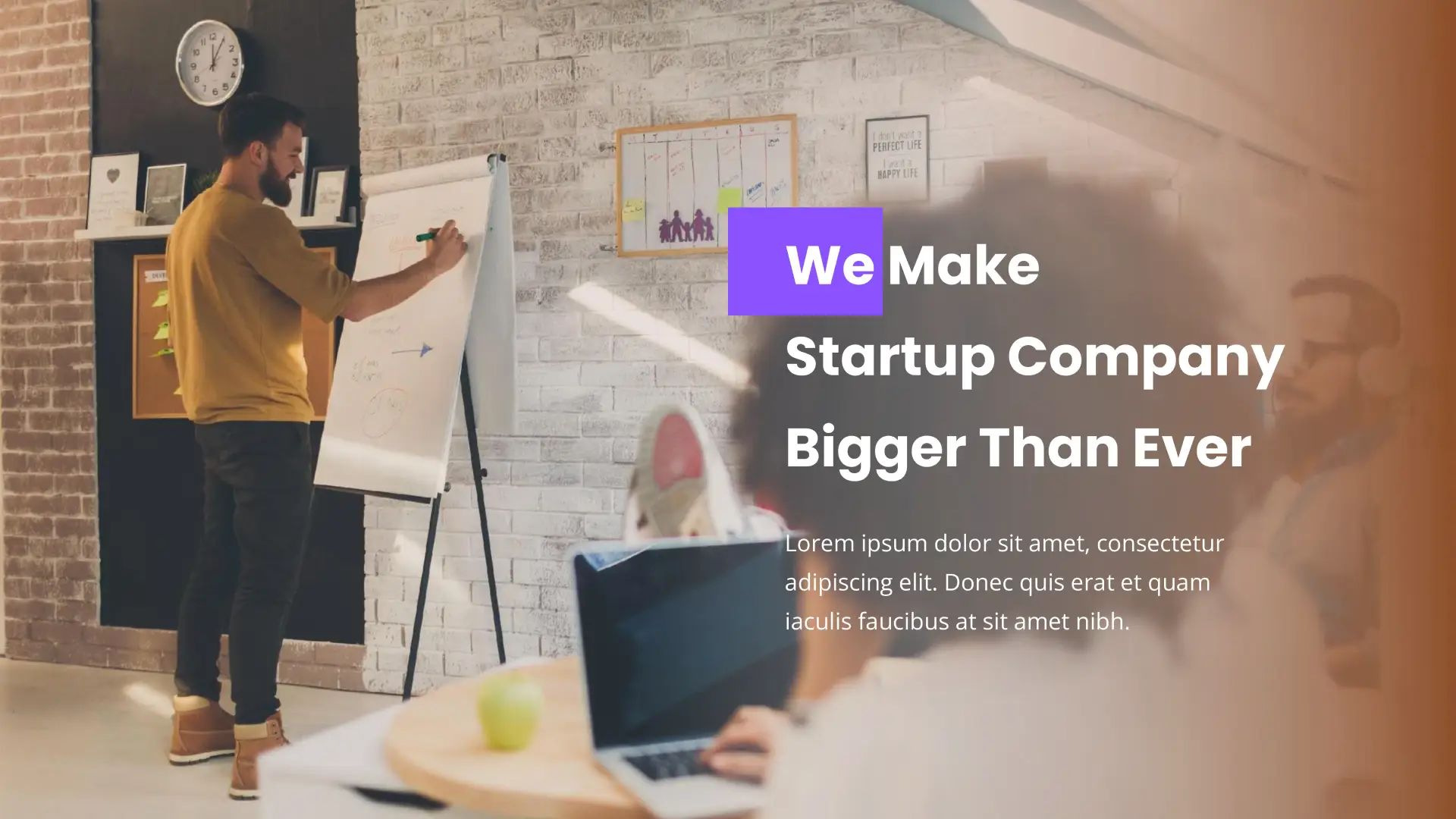 Marketing Startup page 2 Template for Google Slides