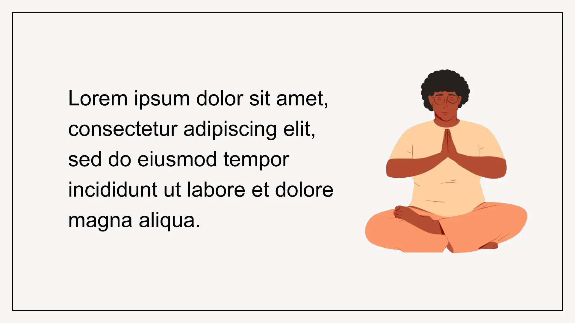 Meditation Day page 3 Template for Google Slides