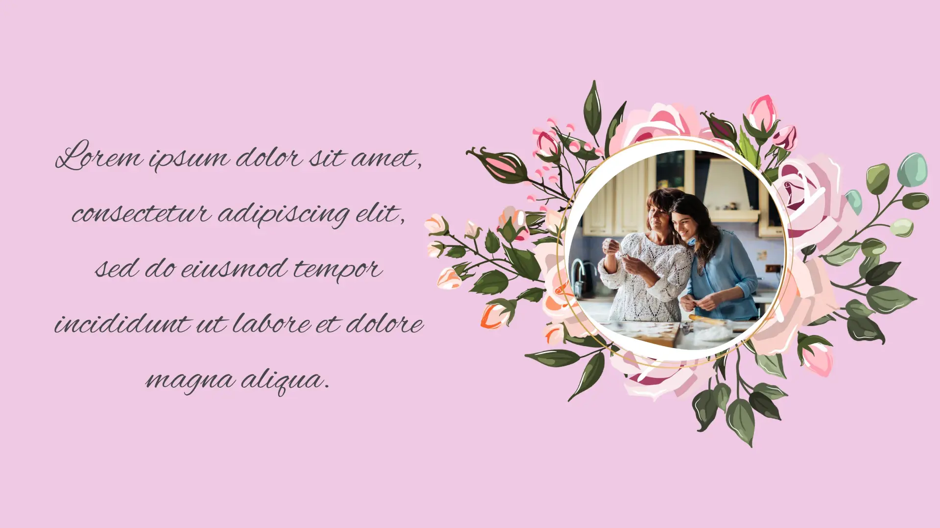 Mother's Day page 4 Template for Google Slides