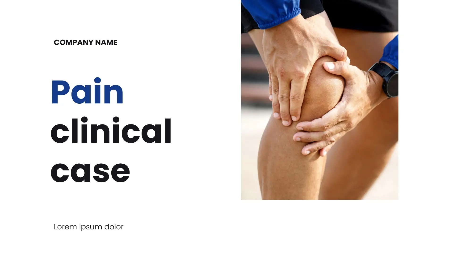 Pain Clinical Case Template for Google Slides