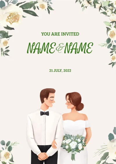 Wedding Invitation Instagram Story Template