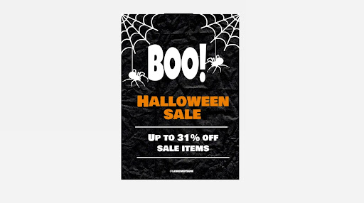 Flyer Halloween Sales Template