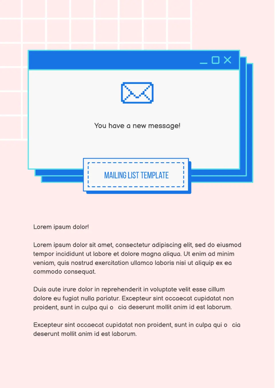 Mailing List Template