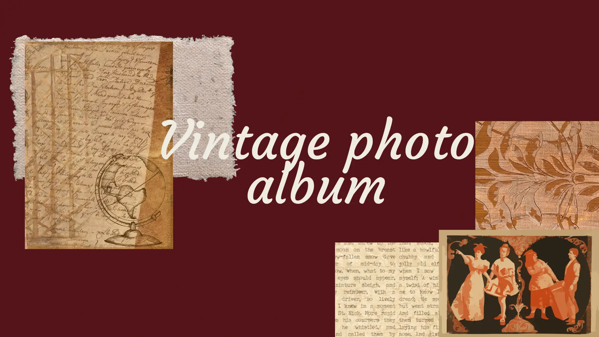 Vintage Photo Album Template for Google Slides