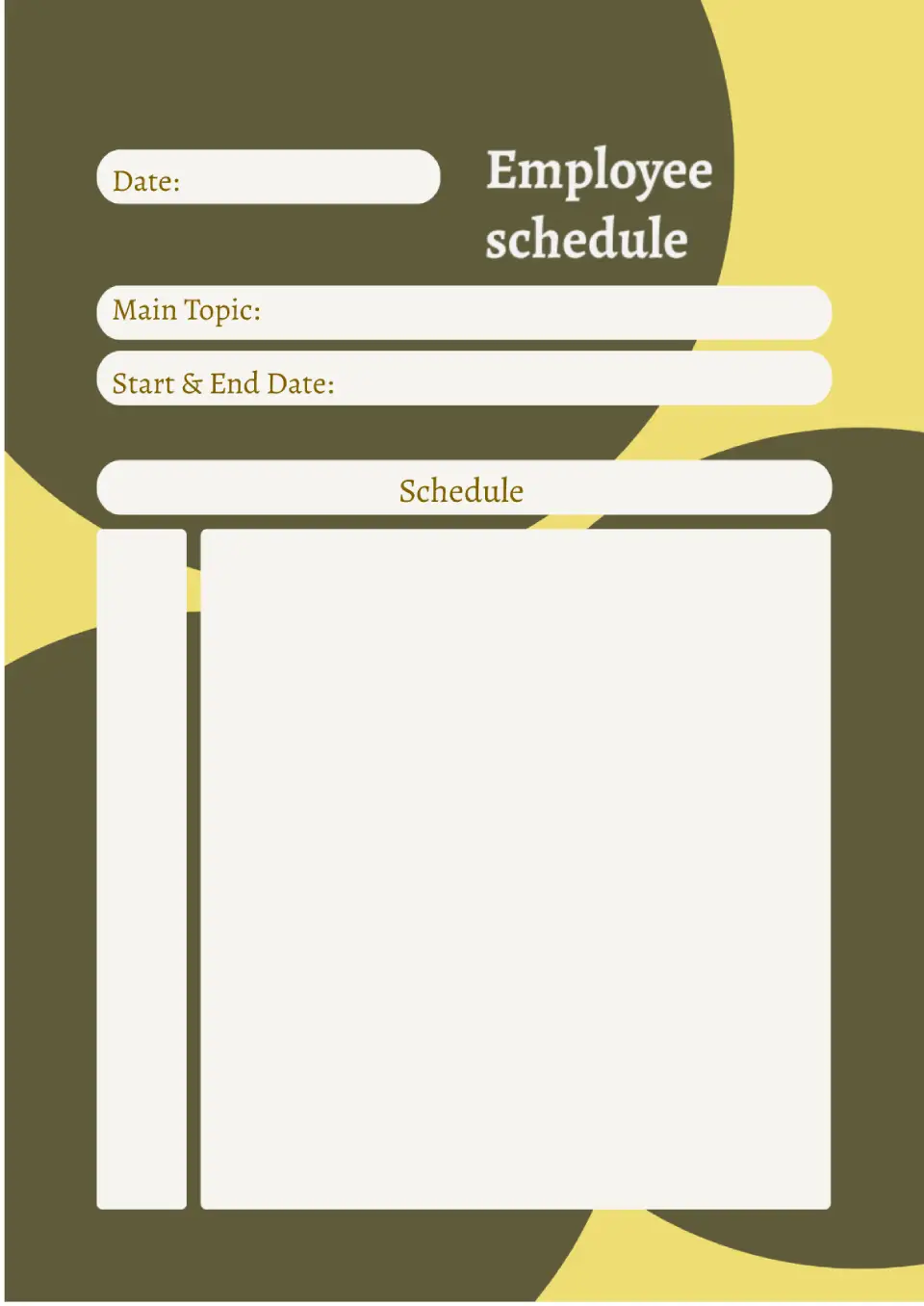 Employee-schedule