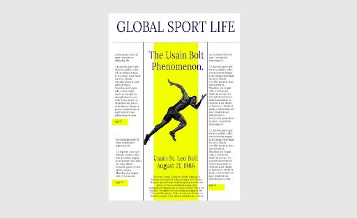 Global-Sport-Life-Newspaper-Cover-Template