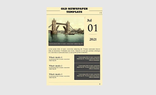 Old-Newspaper-Template