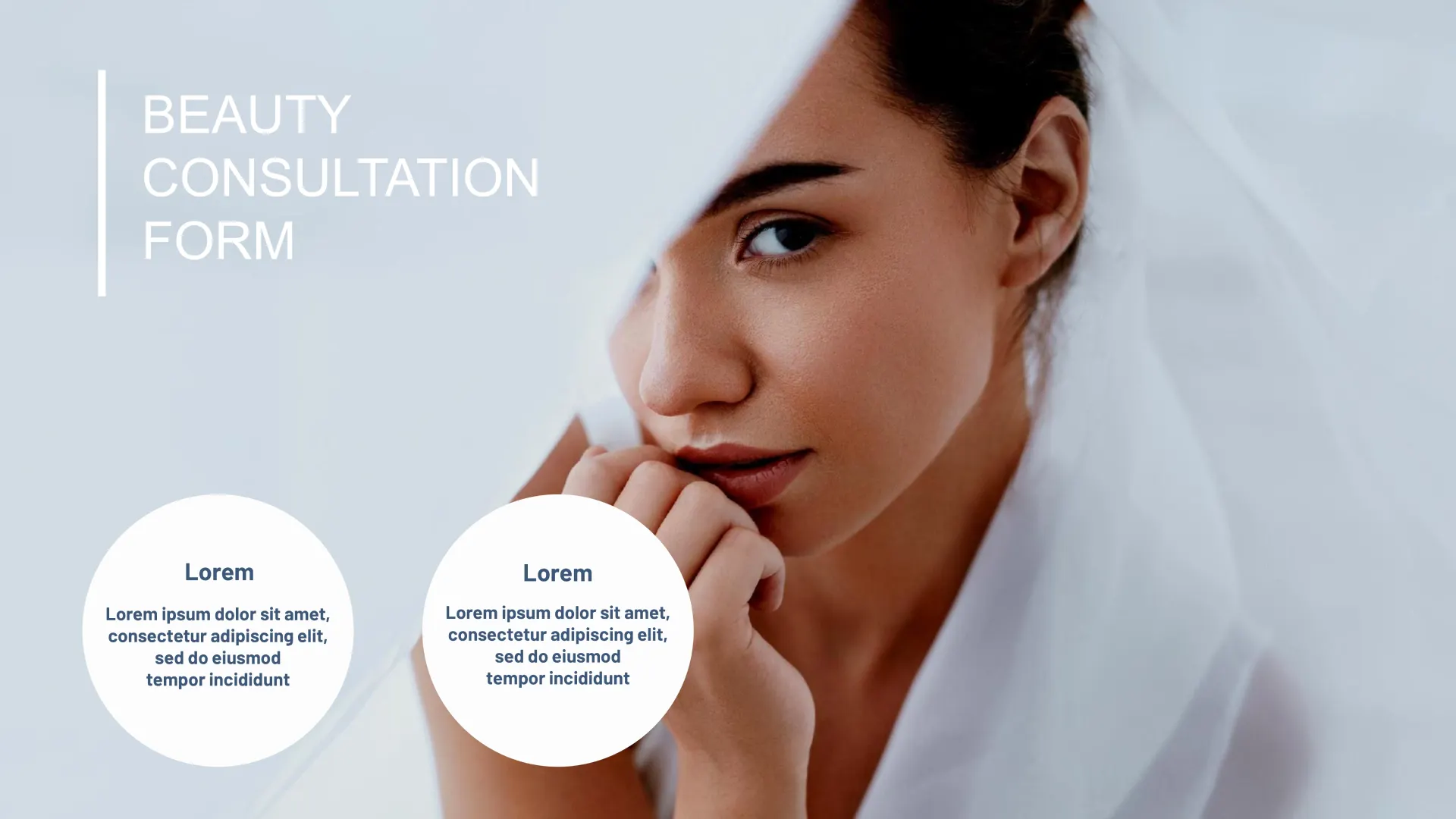 Beauty consultation form template