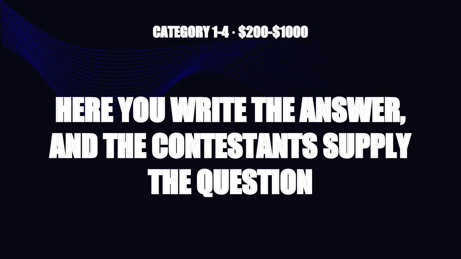 Jeopardy Answer page-3