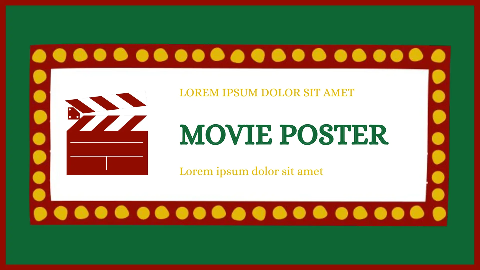 Movie Poster Template