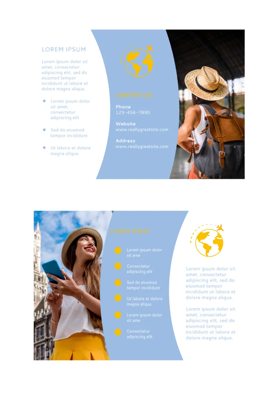 Travel Booklet Template