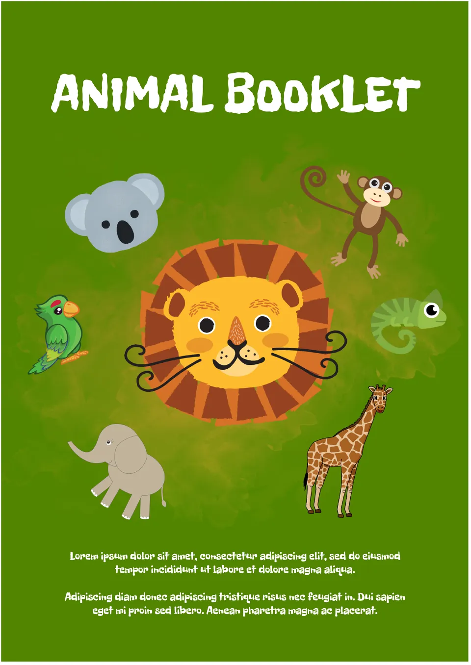 Animal Booklet Template